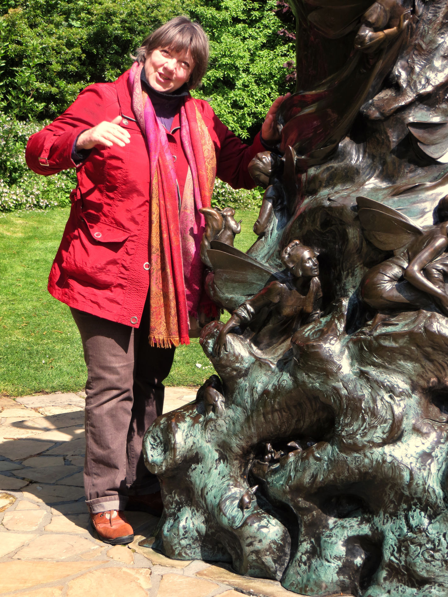 Repérage à Londres Christiane Angibous-Esnault en repérage à Londres