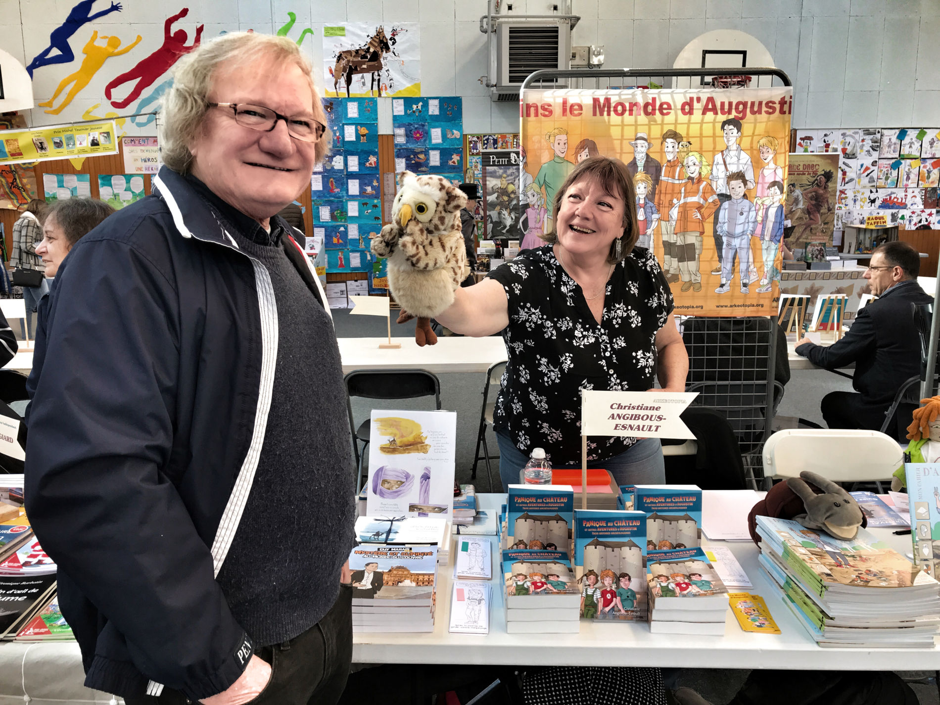Salon Lireval en 2019 Christiane Angibous-Esnault au Salon Lireval en 2019